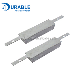 소금물 수영장에서 녹 방지를 위한 99.5% 아연 합금 희생 양극 인증 ISO/DNV - Product Image 4