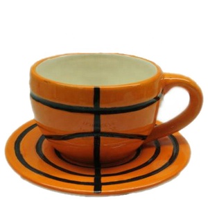 Taza de Café de Cerámica Redeco, Oferta Especial, Taza de Café Decorativa Personalizada con Forma de Baloncesto <span class=keywords><strong>para</strong></span> Regalo - Product Image 3