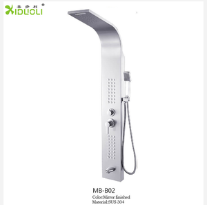 Panneau de douche/<span class=keywords><strong>colonne</strong></span> de douche, noir, piscine de <span class=keywords><strong>jardin</strong></span> extérieur en acier inoxydable, <span class=keywords><strong>robinet</strong></span> de support de sol - Product Image 4