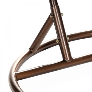 Double Hanging Powder Coated Copper Color Patio <strong>Swing</strong> Chair <strong>Frame</strong> with Stand - Product Image 2