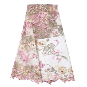 <span class=keywords><strong>Robe</strong></span> <span class=keywords><strong>de</strong></span> <span class=keywords><strong>soirée</strong></span> en tulle et dentelle, tenue <span class=keywords><strong>de</strong></span> <span class=keywords><strong>soirée</strong></span> bon marché, nouveau tissu brodé, Ghana, 2020 - Product Image 3