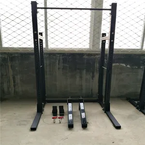 Фитнес-оборудование, силовая стойка, половинная стойка для приседаний, стойка, плоская регулируемая скамья