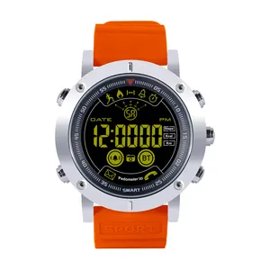 1.21 인치 FSTN 라운드 스크린 5ATM 방수 EX19 Smartwatch 카메라 리모컨 심박수 모니터