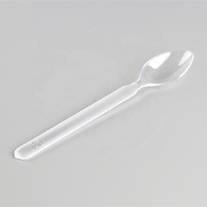 Goedkope Hard Plastic Soep Lepel Clear Grote Plastic Lepel Wegwerp Plastic Lepel Fabrikant