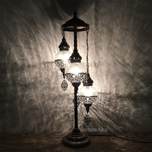 <span class=keywords><strong>Tokin</strong></span> โคมไฟย้อนยุคแบบ LED,โคมไฟโมเสกศิลปะแบบตุรกีทำด้วยมือ - Product Image 2