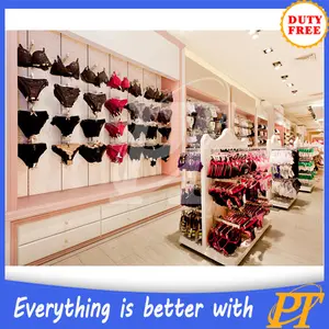 Factory outlet lingerie lemari pajangan, lingerie tampilan display showcase untuk lingerie