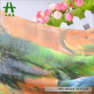 Textile en mousseline de soie, nouvelle collection Mulinsen, étoffe en crêpe imprimée numérique de haute qualité