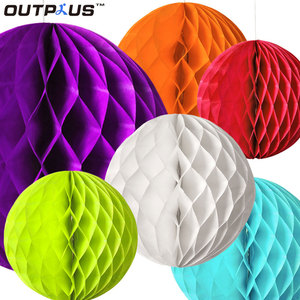 Party lantern with <span class=keywords><strong>crepe</strong></span> tissue paper flower balls to hang weddings order - Product Image 6