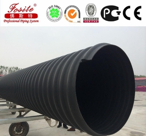 SN8 80Inch HDPE Twin Đúp Tường Sóng Hệ Thống Thoát Nước Ống - Product Image 3