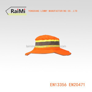 Diy fluorescente tapas de seguridad reflectante paraguas grande de ala ancha sombrero y gorras - Product Image 3