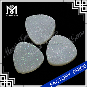 Trillones cut opal <span class=keywords><strong>blanco</strong></span> natural druzy ágata - Product Image 1