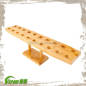 Support de nourriture portable élégant en bambou avec trous Affichage de table polyvalent pour les produits frais et les apéritifs - Product Image 6