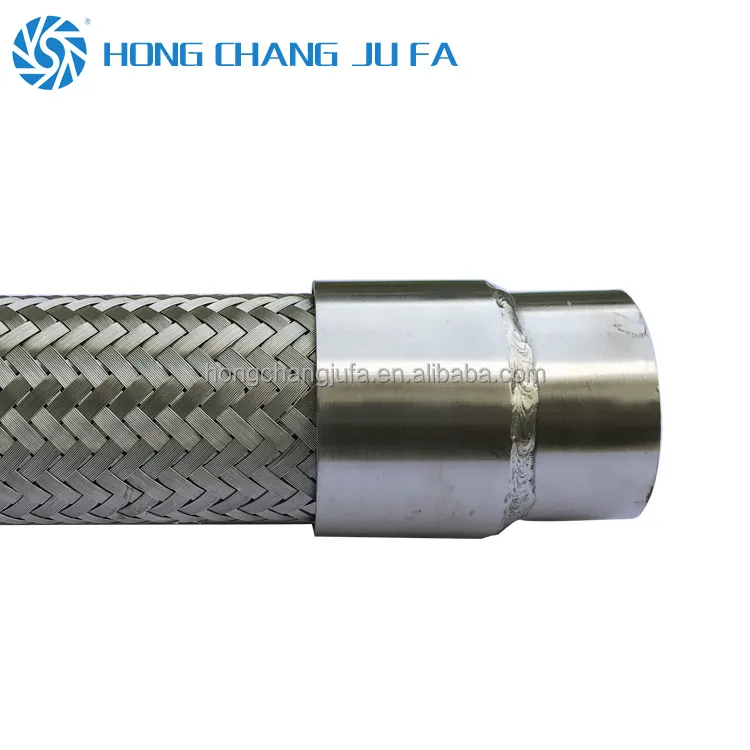 Stainless steel welded high pressure steam hose flexible exhaust pipe