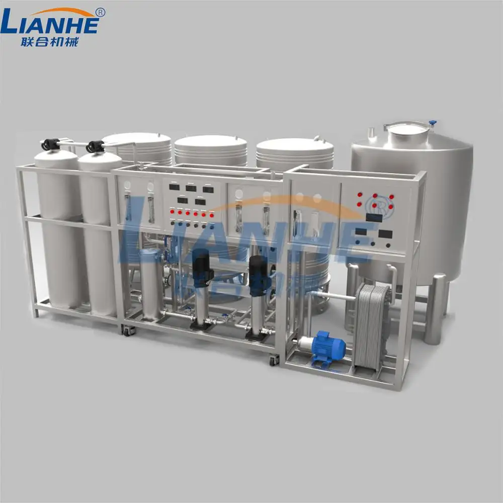 500l/2000l/3000L UV xử lý nước công nghiệp hệ thống xử lý nước RO hệ thống xử lý nước RO nhà máy