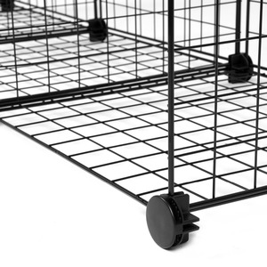 Cubes de rangement en fil d'aluminium, placard d'unité à étagères modulaires sur pied - Product Image 3