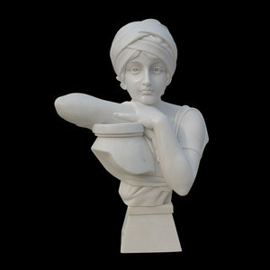 Design personnalisé blanc <span class=keywords><strong>marbre</strong></span> femelle mannequin tête <span class=keywords><strong>buste</strong></span> - Product Image 3