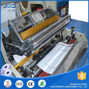 Machine de découpe et de rembobinage automatique de papier thermique PPD-3RW500, pour rouleaux de papier NCR - Product Image 4