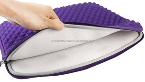 Purple 13.3'' ~ 14'' Laptop Sleeve Ultrabook <strong>Notebook</strong> PC Diamond Foam <strong>Neoprene</strong> With Soft Lining <strong>Case</strong> Bag - Product Image 3