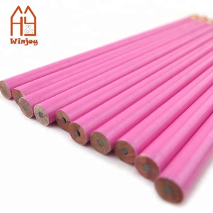 Matite Rosa da 7'' con Gomma, Forniture Cinesi, Matite Personalizzate con Stampa, Esportazione con Stampa in Oro, Confezione all'Ingrosso per Ufficio e Scuola - Product Image 3