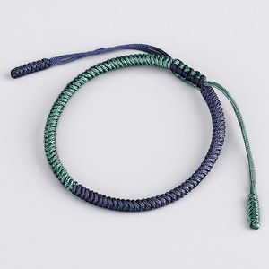 Amiu — Bracelet <span class=keywords><strong>tressé</strong></span> à la main pour hommes et femmes, cordon, noeud tibétain, ajustable, corde porte-bonheur <span class=keywords><strong>bouddhiste</strong></span>, nouveau, tendance - Product Image 6