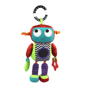 cartoon big robot crib hanging wind bell baby toys