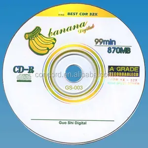 빈 CD-R 바나나 디자인, 700MB,52X, 빈 디스크