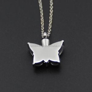 Modern Paslanmaz Çelik Çevre Dostu Kremasyon Külleri Takı Hatıra Kolye Mor Kelebek Tasarımlı <span class=keywords><strong>Urn</strong></span> - Product Image 6