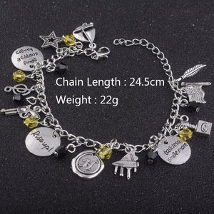 Fashion <strong>Harry</strong> Combination Charms Chain Bracelet <strong>Potter</strong> Alloy Bracelet - Product Image 5