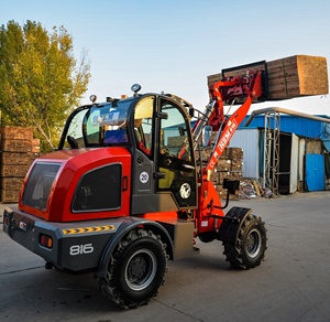 Model Baru Pertanian Traktor 1.6 T Kecil/Mini Wheel <span class=keywords><strong>Loader</strong></span> Hzm 816 Radlader - Product Image 4