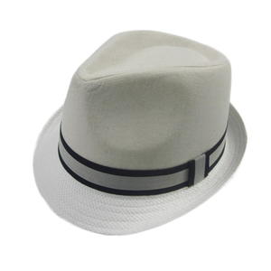 Custom Design 100% cotone Fedora Panama <span class=keywords><strong>carta</strong></span> cappello <span class=keywords><strong>di</strong></span> paglia con bordo <span class=keywords><strong>di</strong></span> <span class=keywords><strong>carta</strong></span> formale cappelli <span class=keywords><strong>di</strong></span> fabbricazione - Product Image 1