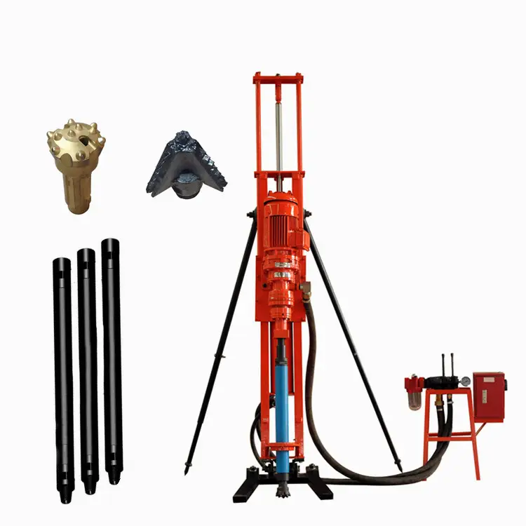 DTH Air Drilling Machinery Air Compressor Drilling Rig For Sale