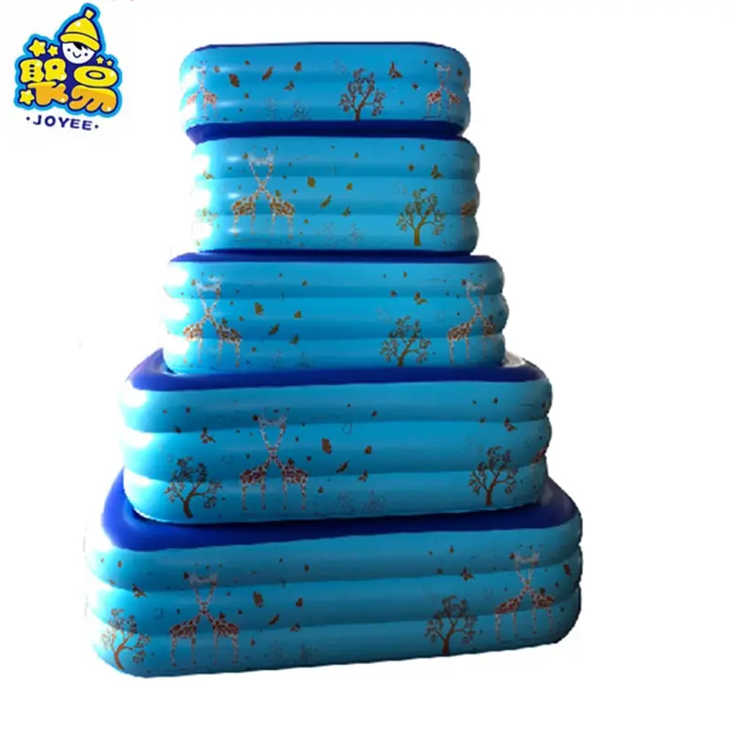 Trẻ Em Ngoài Trời Mới Hình Vuông Nhựa Inflatable Hồ Bơi Trong Kho