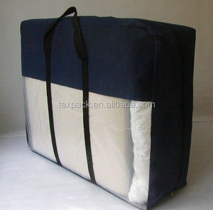 Sacchetto in Plastica Trasparente con Cerniera e Manici per Lenzuola, Piumoni e Coperte, Produzione Diretta OEM Texpack - Product Image 6