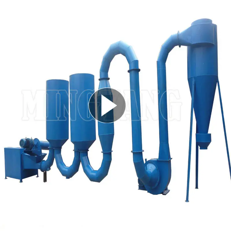 Çin fabrika ıslak yonca hava akımı biyokütle talaş siklon kurutma makinesi satılık