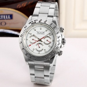 Orologio Meccanico Automatico <span class=keywords><strong>da</strong></span> <span class=keywords><strong>Uomo</strong></span> Jaragar Serie Lusso 2026, Brand di Lusso con Lunetta Dorata e Display a 3 Quadranti - Product Image 3