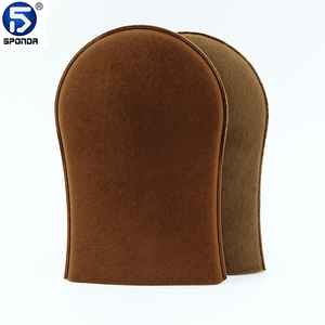 Microfibra loción aplicador mitt para spray de bronceado terciopelo vellosidades material <span class=keywords><strong>auto</strong></span> tan mitt para spray <span class=keywords><strong>bronceador</strong></span> - Product Image 1