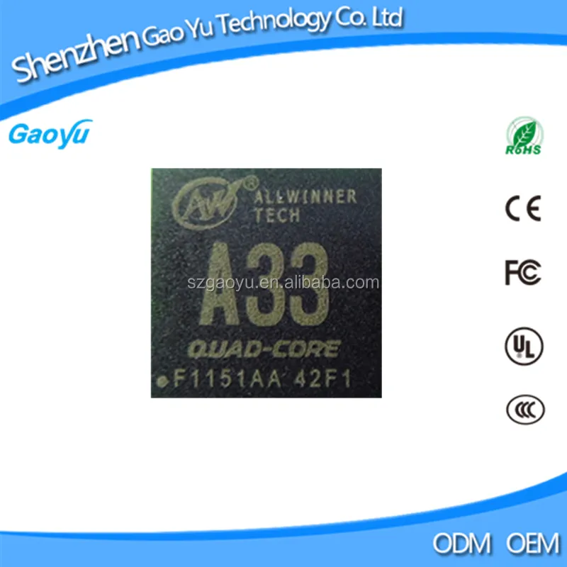 ALLWINNER A33 CPU BGA IC Quad-core