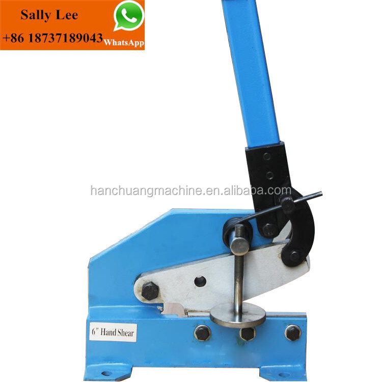 Steel metal iron plate cut machine manual/sheet metal shearing machine