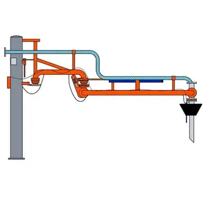 AL1412 verzegelde top laden arm met gas retourleiding en verzegeld cap