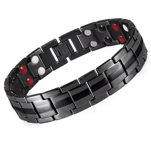 4 In 1 Magnetic Gelang Titanium Energi Baik Kesehatan Gelang Terapi Magnet Gelang Desain untuk Anak Perempuan