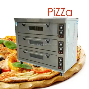 피자 오븐 3-Deck, 9-Tray 전기 베이커리 오븐/주방 베이킹 장비/식품 베이커리 기계