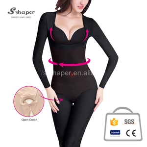 S-SHAPER interior adelgazante para mujer, ropa moldeadora Sexy, ceñida, con infusión de cafetera - Product Image 3