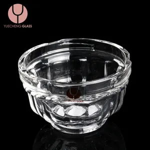 Wholesale Round Custom Clear Kitchen Glass Salad Bowl Trifle Bowl