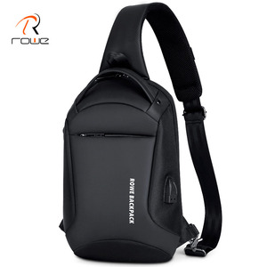FENRUIEN-Bolso de viaje para hombre, bolsa de mensajero resistente al agua, antirrobo, con carga Usb, Oxford, personalizado, a la cintura, 2023 - Product Image 2