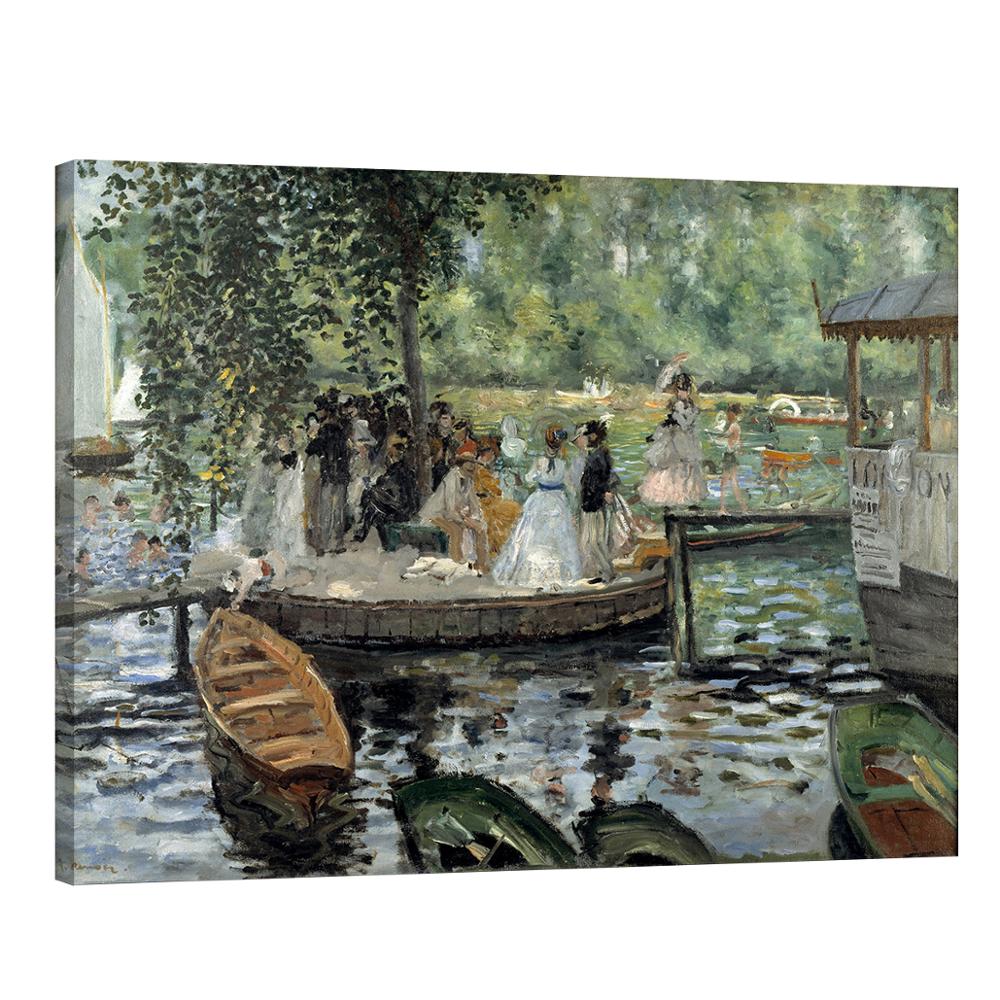 Описание картины лягушатник клод моне