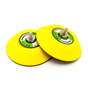 グラインダーバッカープレートM6M8スレッド用の<span class=keywords><strong>3</strong></span>インチフックアンドループサンディングパッドサンダーバッキングパッド - Product Image 1