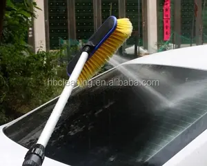 Acqua alimentato spazzola lavaggio auto con asta di prolunga di lavaggio auto