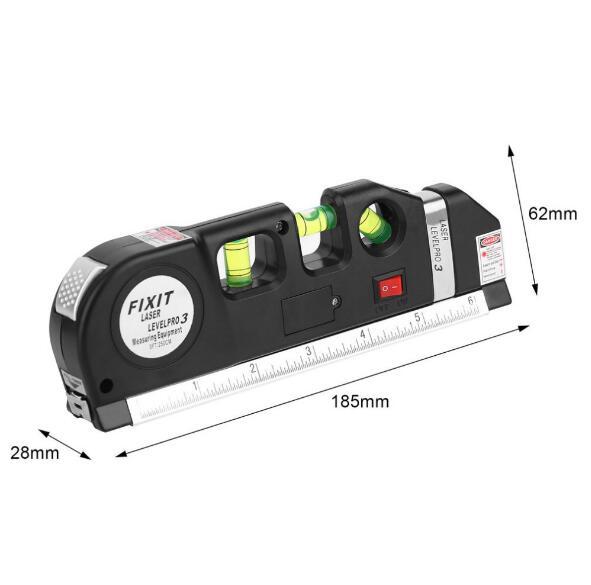 LV03 Multipurpose Laser Level Measuring Tape Standard and Metric Tape Ruler