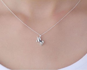 Gioielli di moda <span class=keywords><strong>Argento</strong></span> Horse Pendente di Fascino Della <span class=keywords><strong>Collana</strong></span> - Product Image 1