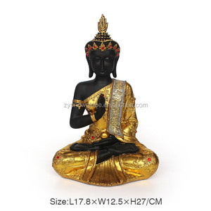 Statua di <span class=keywords><strong>buddha</strong></span> tailandese in resina d'oro - Product Image 3
